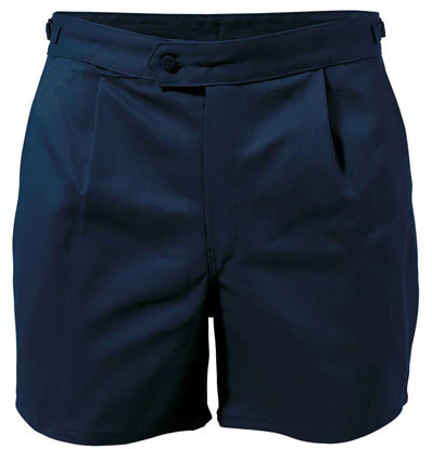 NAVY BLUE SIDE TAB SHORTS